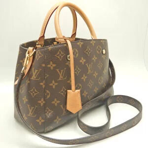 Louis Vuitton Montaigne Monogram Handbag Brown
